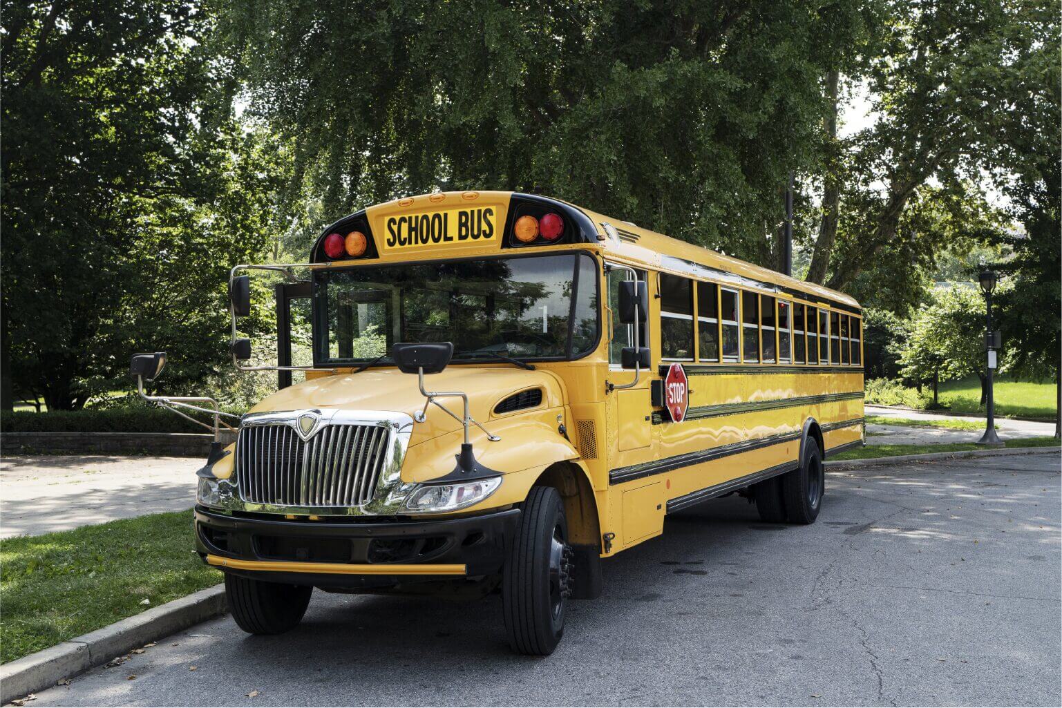 A school bus in Central Ohio.