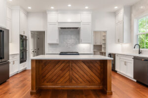 A luxurious, custom kitchen from Compass Homes.
